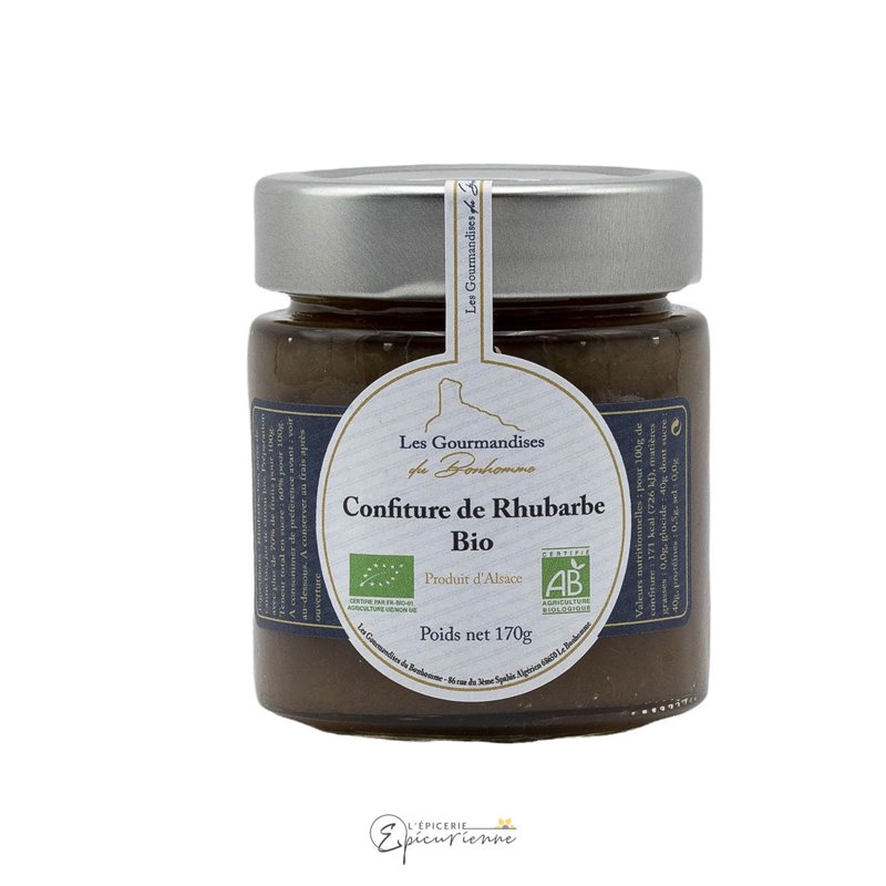 CONFITURE RHUBARBE BIO 