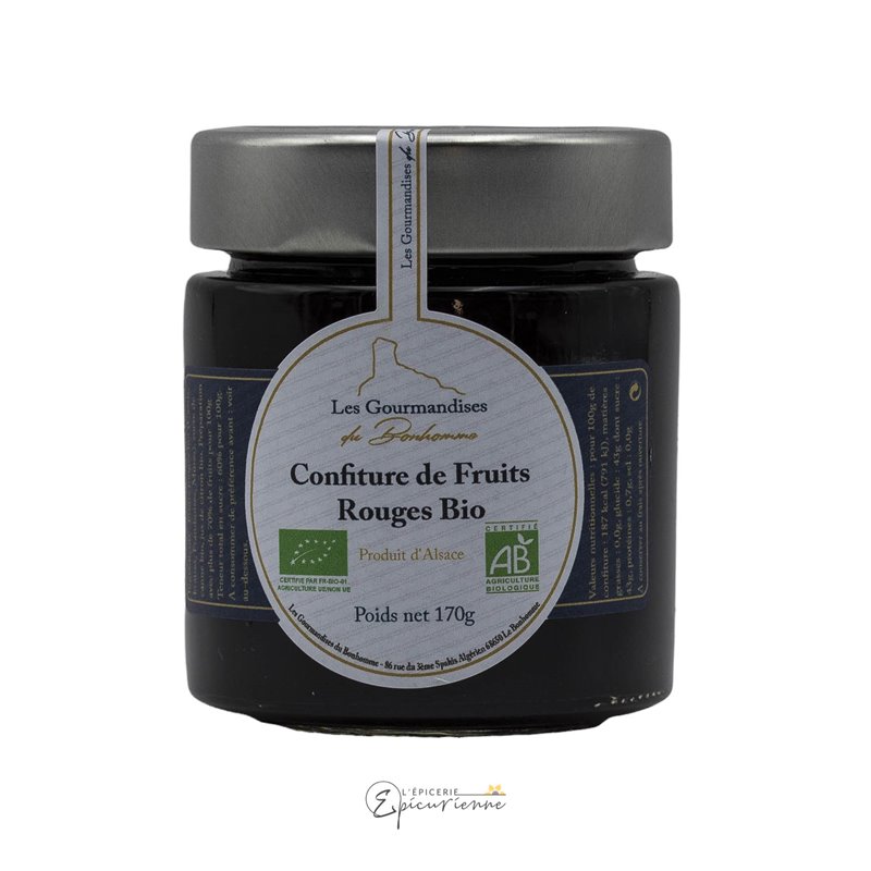 CONFITURE FRUITS ROUGES BIO 