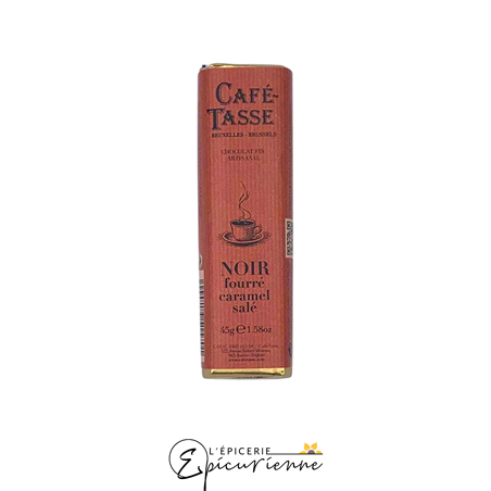 BARRE CHOCOLAT NOIR FOURRÉ CARAMEL SALÉ