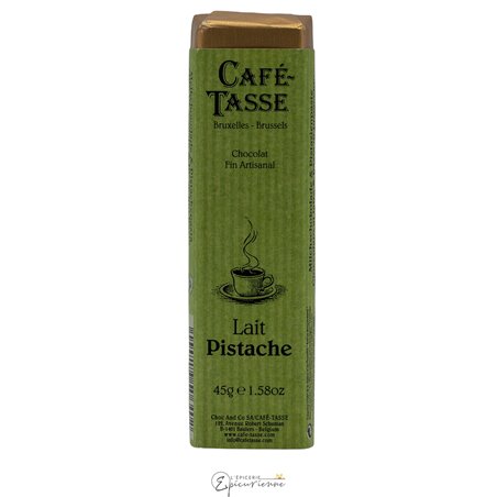 BARRE CHOCOLAT AU LAIT ET PISTACHE