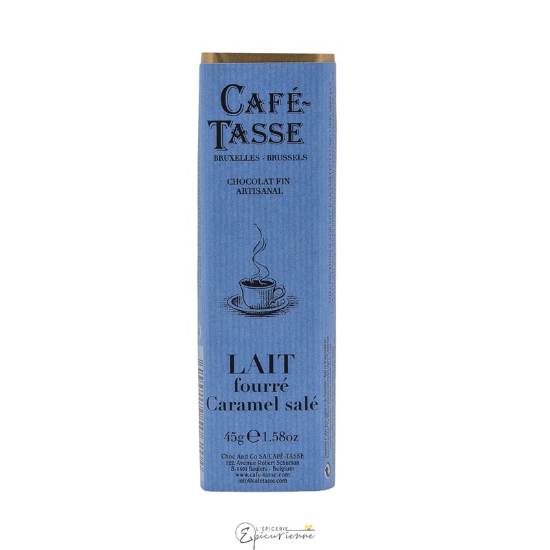 BARRE CHOCOLAT AU LAIT FOURRÉ CARAMEL SALÉ 