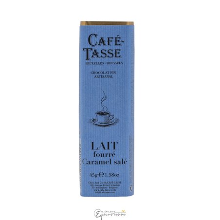 BARRE CHOCOLAT AU LAIT FOURRÉ CARAMEL SALÉ