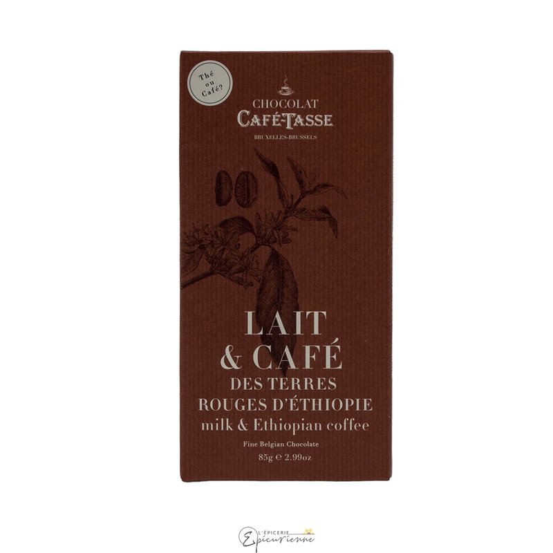 TABLETTE CHOCOLAT AU LAIT ET CAFÉ 