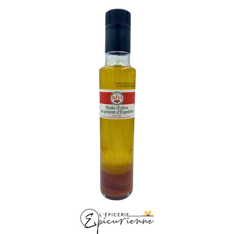 HUILE D'OLIVE AU PIMENT D'ESPELETTE 