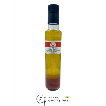 HUILE D'OLIVE AU PIMENT D'ESPELETTE