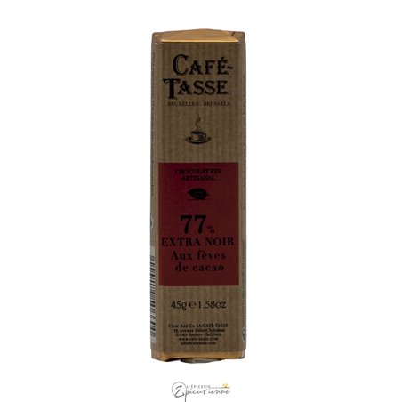 BARRE CHOCOLAT EXTRA NOIR 77% AUX FÈVES DE CACAO