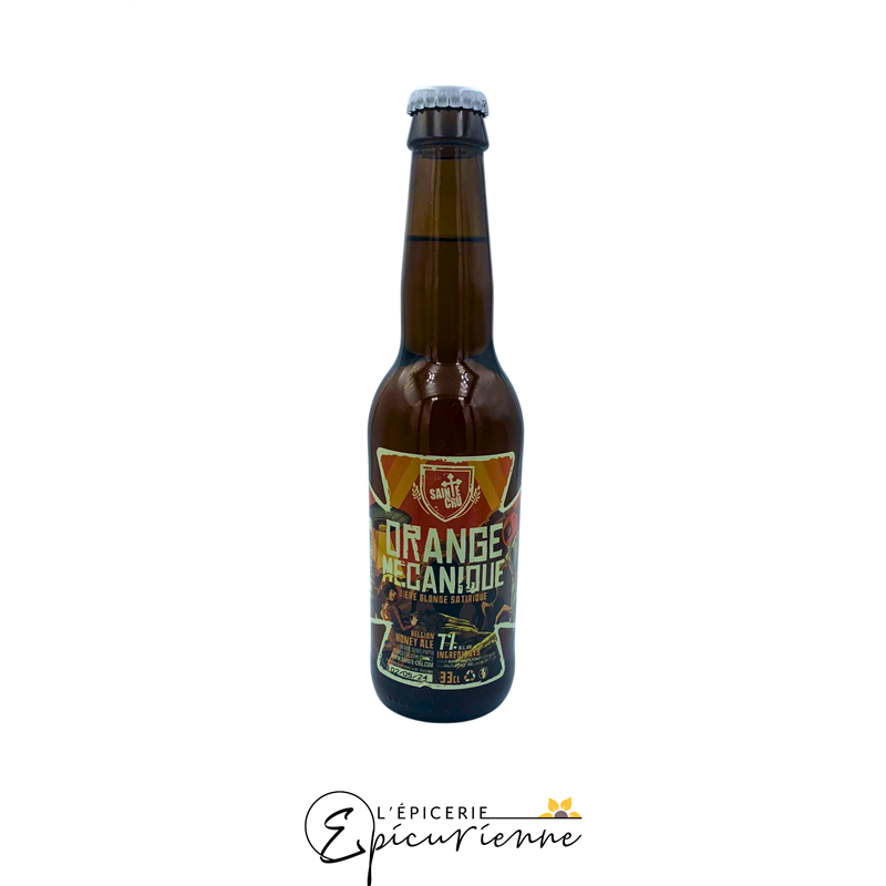 BIÈRE BLONDE SATIRIQUE "ORANGE MÉCANIQUE"