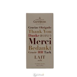 TABLETTE CHOCOLAT AU LAIT "MERCI"