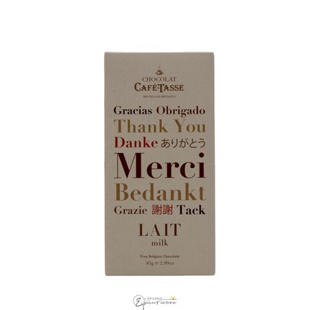 TABLETTE CHOCOLAT AU LAIT "MERCI"