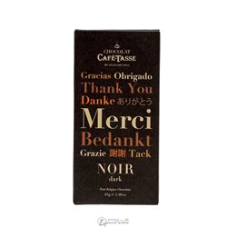 TABLETTE CHOCOLAT NOIR "MERCI"