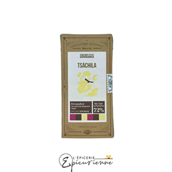 TABLETTE CHOCOLAT NOIR 72% "TSACHILA"