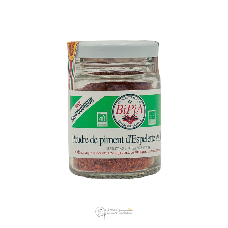 POUDRE DE PIMENT D'ESPELETTE AOP BIO