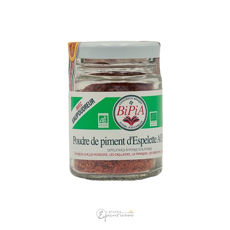 POUDRE DE PIMENT D'ESPELETTE AOP BIO