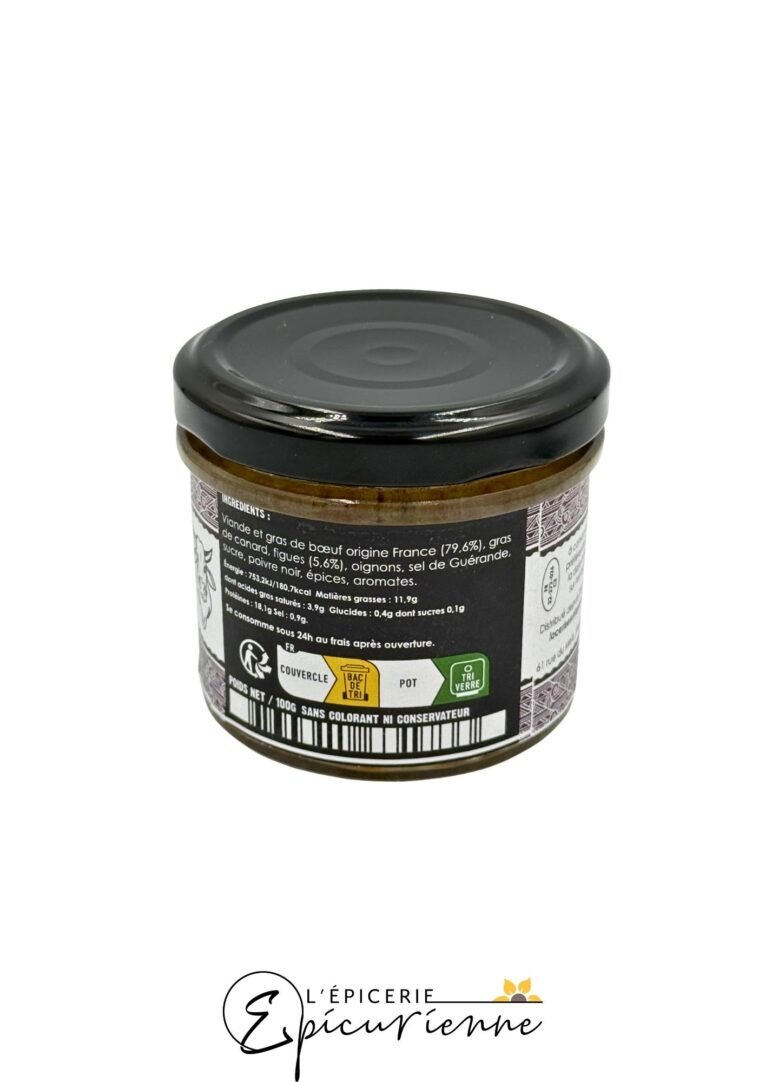 Rillettes de boeuf aux figues - Picotti Picotta