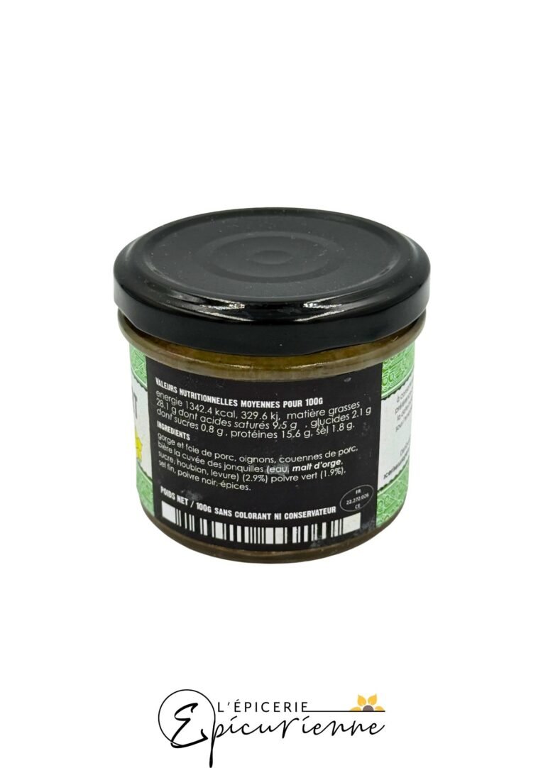 Terrine au poivre vert et bière – Picotti Picotta