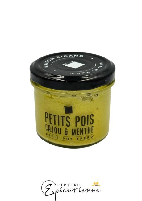 Tartinade de Petits pois cajou et menthe