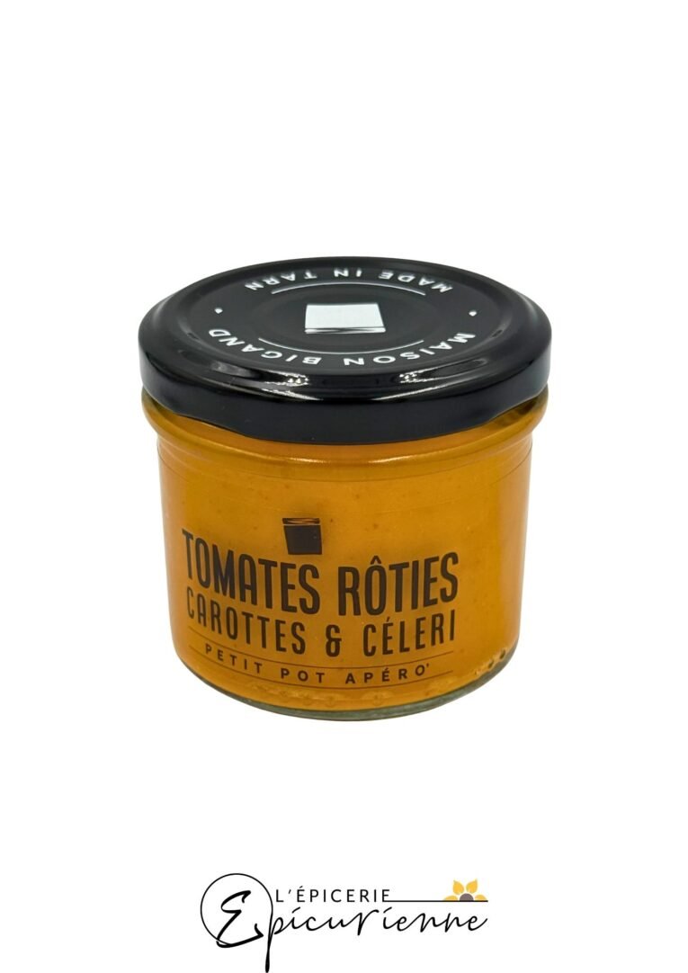 Tartinable tomates rôties carottes et céleri-Maison Bigand