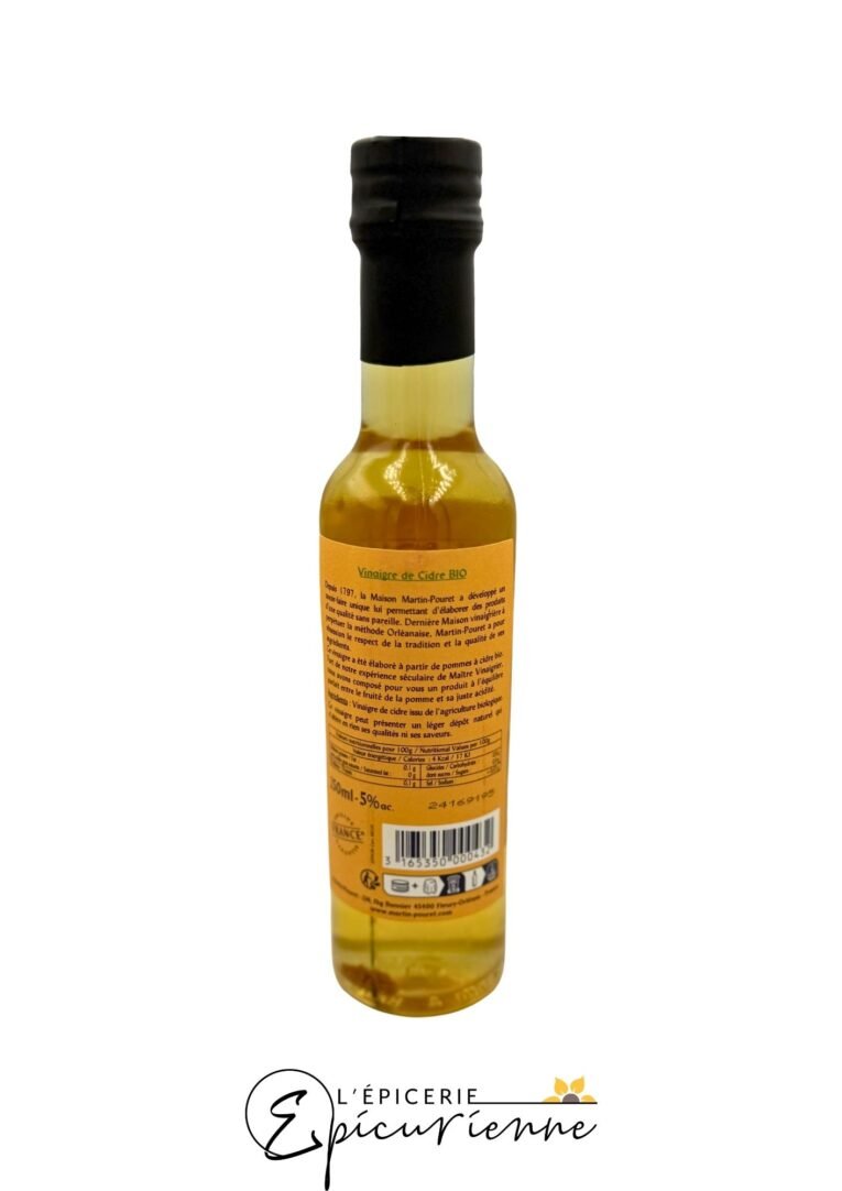 Vinaigre de cidre d'Orléans - Martin‑Pouret