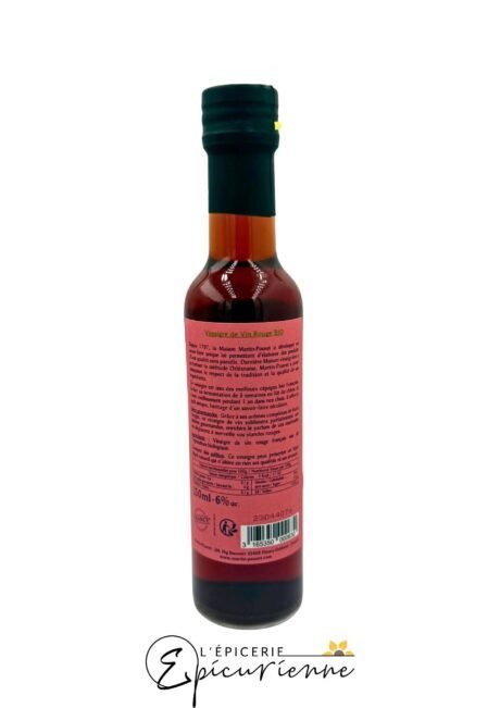 Vinaigre de vin rouge d'Orléans - Martin-Pouret