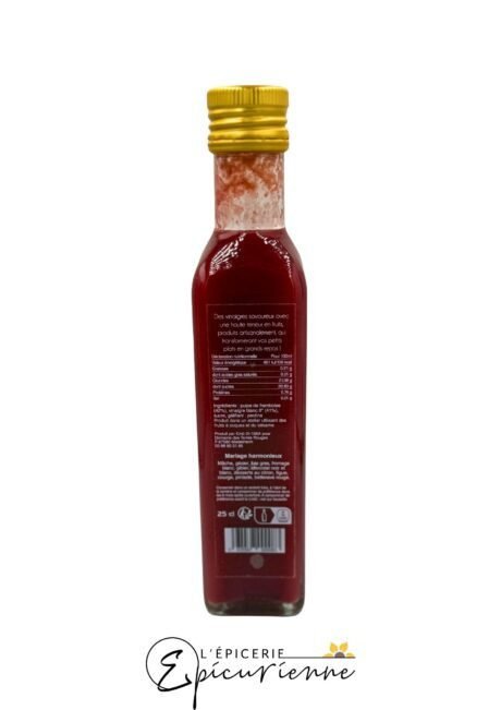 Vinaigre de pulpe de framboise – Domaine des Terres Rouges