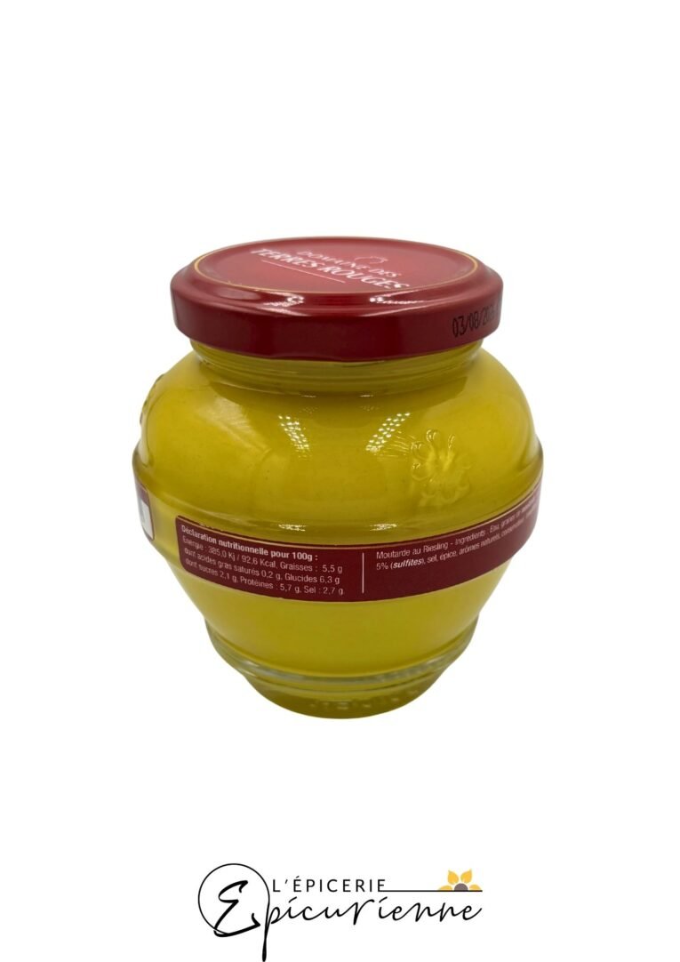 Moutarde au riesling - Domaine des Terres Rouges