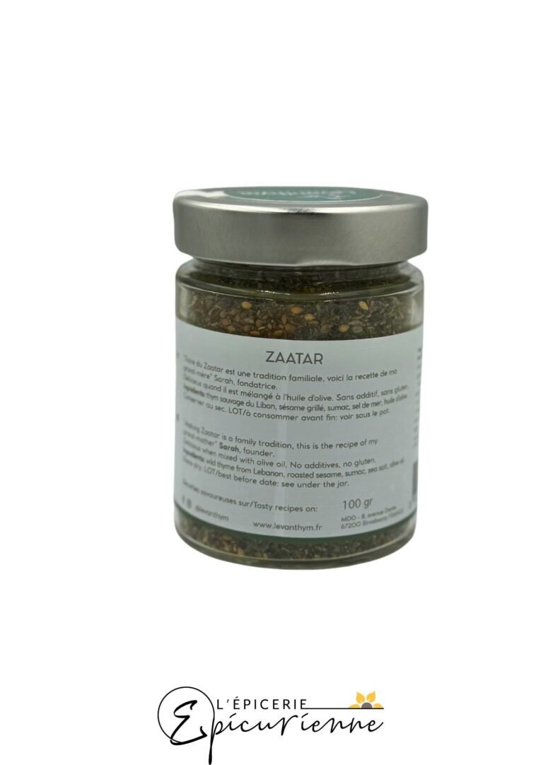 Zaatar vert prodigieux – Levanthym