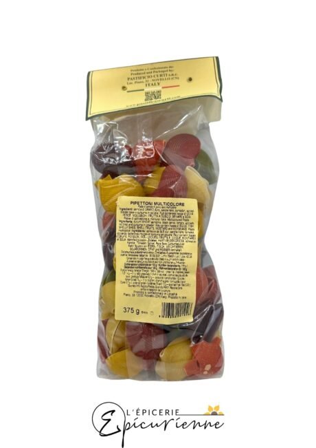 Pâtes pipe rigate multicolores - L’Arco dei Sapori