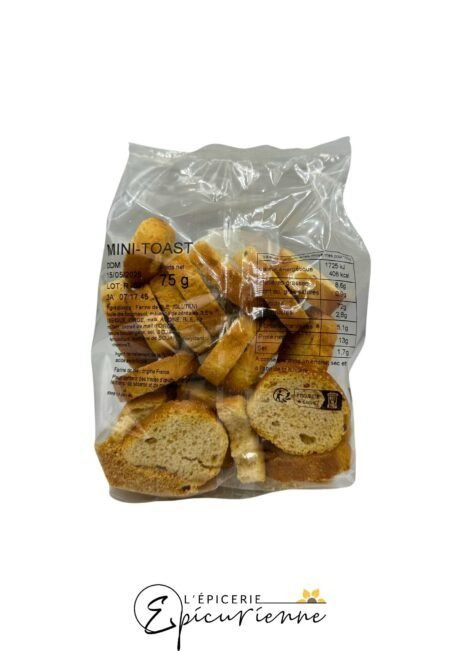 Mini Toasts grillés de baguette 75g