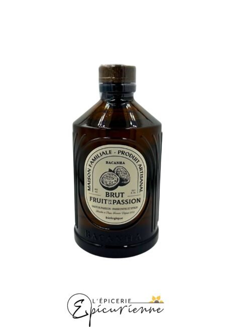 Sirop fruit de la passion brut BIO - Bacanha 400ml