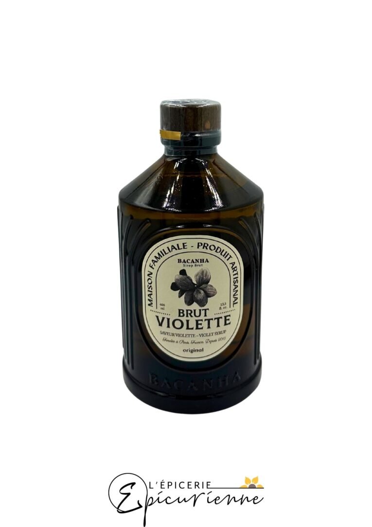 Sirop de violette brut BIO - Bacanha 400ml