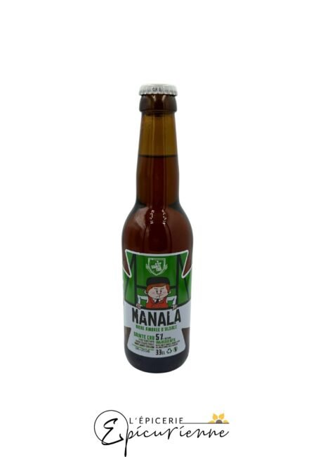 Bière ambrée Manala - Brasserie Sainte Cru 33cl