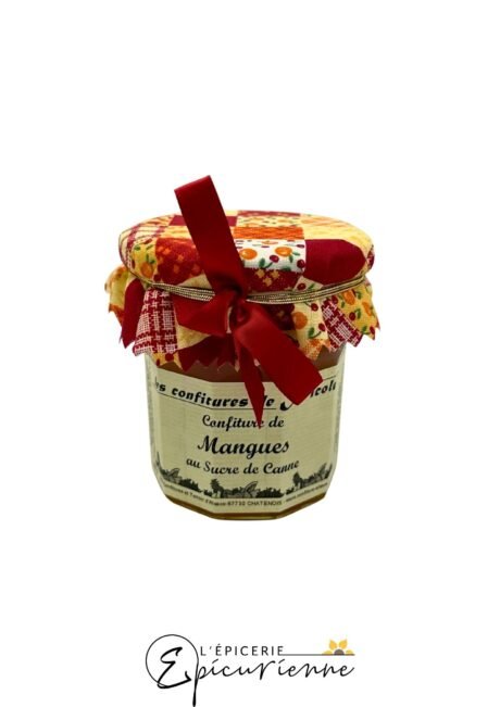 Confiture de mangue au sucre de canne - Nicole - 250g