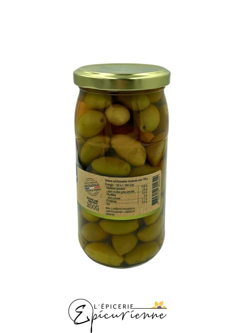 Olives vertes Lucques- L'aperitif provencal