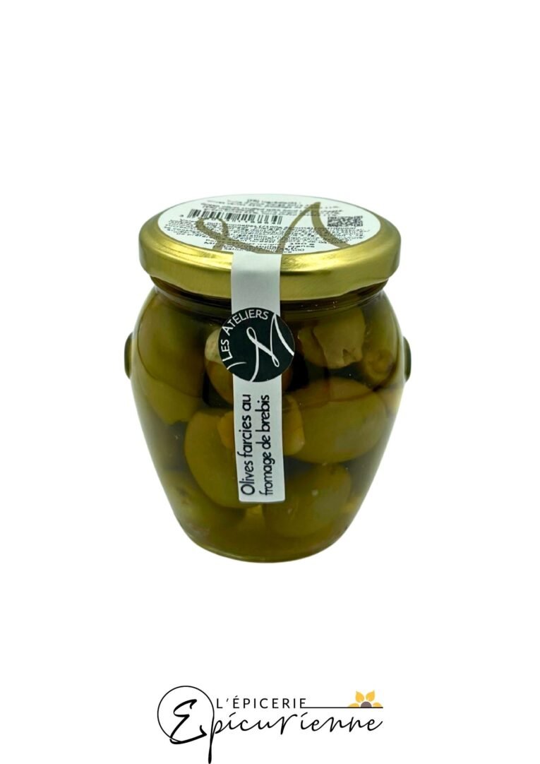 Olives farcies au fromage de brebis– Baron & Chassaing