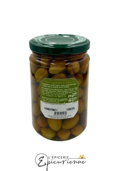 Olives Taggiasca en saumure - Dinoabbo