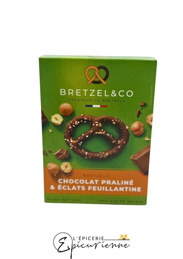 Bretzels chocolat praliné et éclats de feuillantine – Bretzel & Co