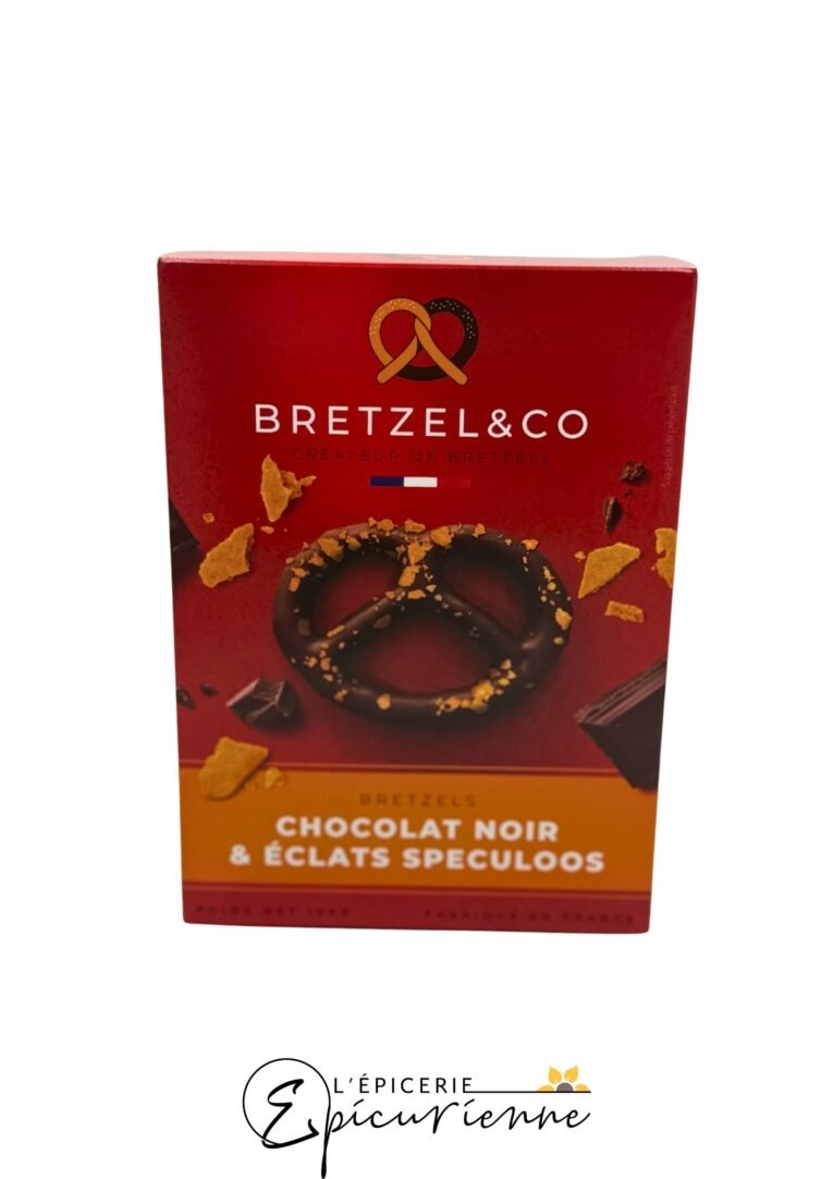 Bretzels chocolat noir et éclats de Spéculoos – Bretzel & Co