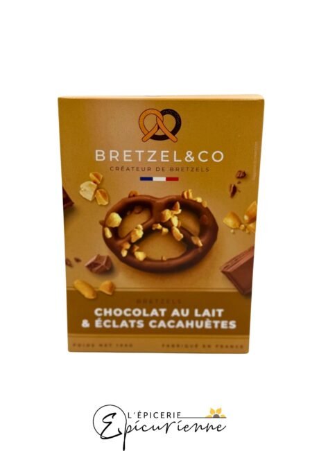 Bretzels chocolat au lait et éclats de cacahuètes – Bretzel & Co