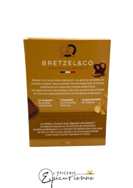 Bretzels chocolat au lait et éclats de cacahuètes – Bretzel & Co