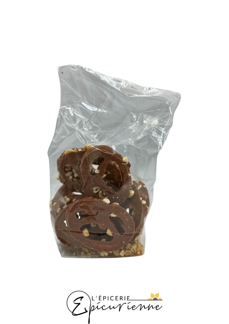 Bretzels chocolat au lait et éclats de cacahuètes – Bretzel & Co
