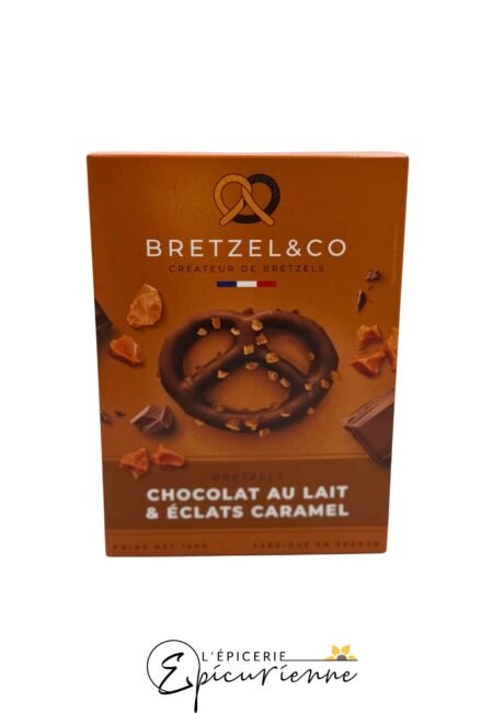 Bretzels chocolat au lait et éclats de caramel – Bretzel & Co