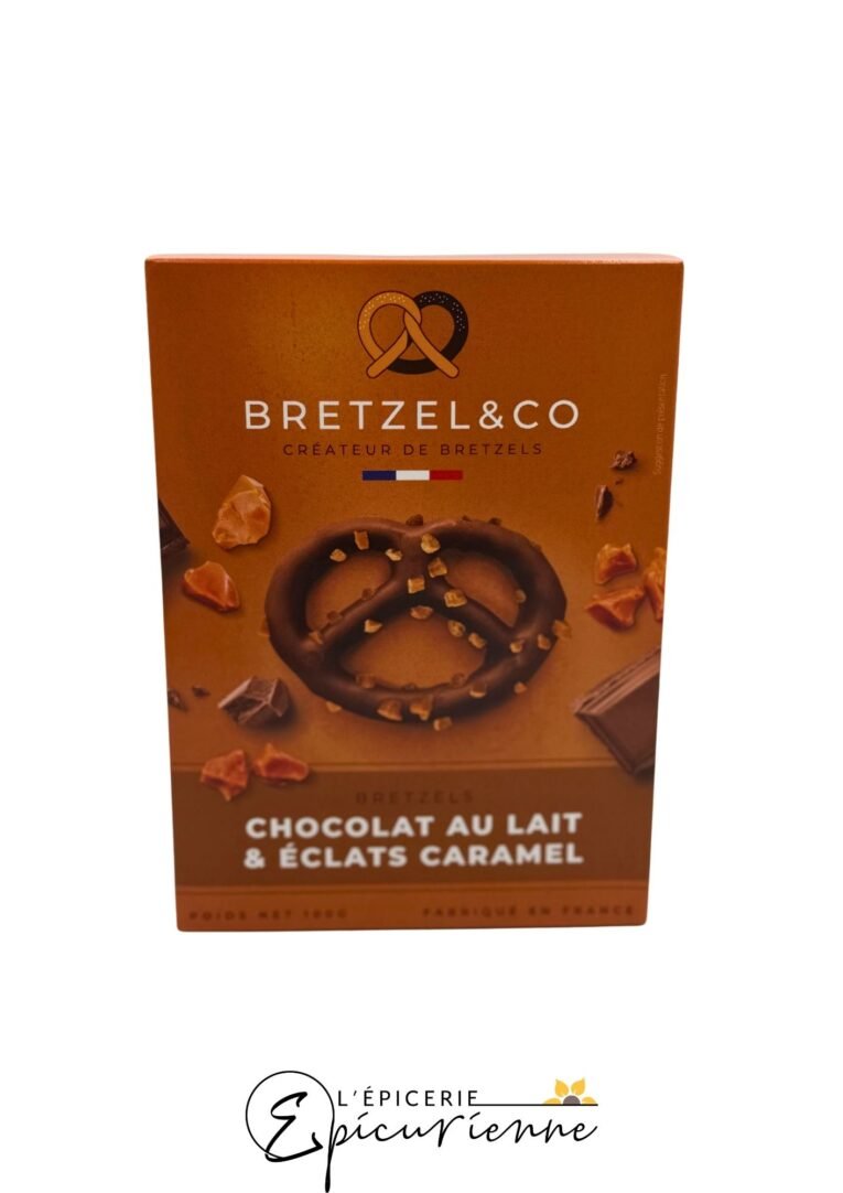Bretzels chocolat au lait et éclats de caramel – Bretzel & Co