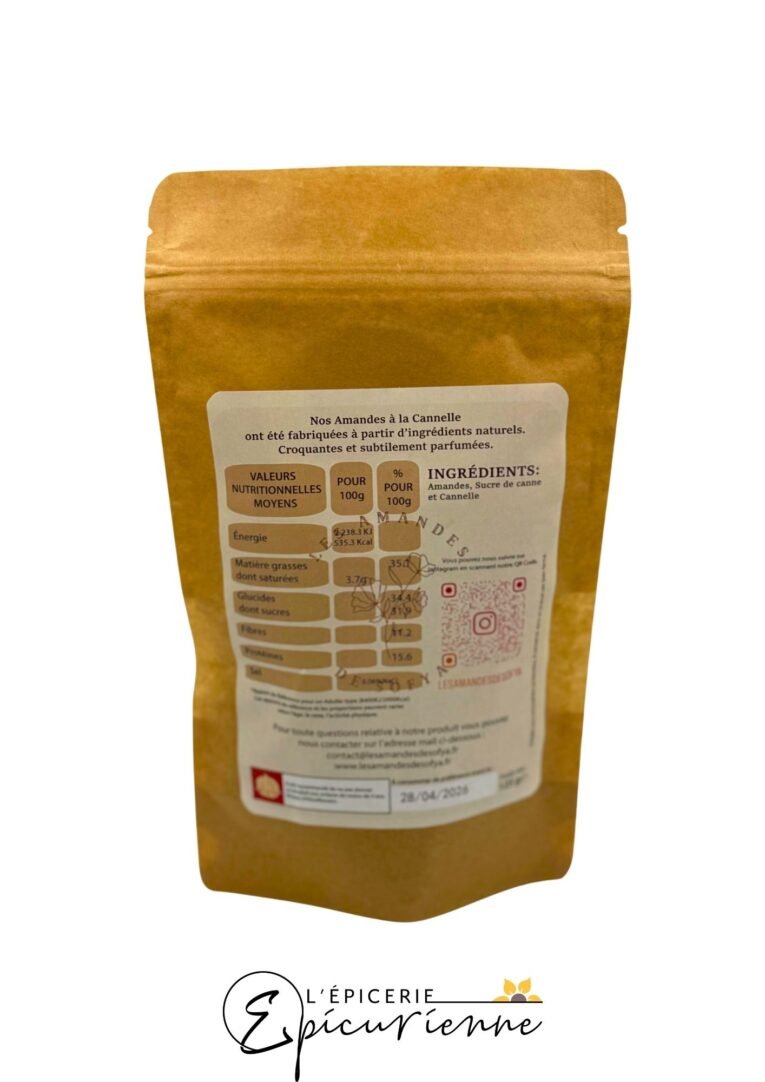 Amandes à la cannelle – Les Amandes de Sofya