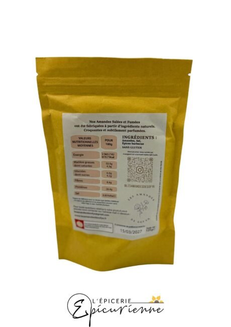 Amandes salées fumées – Les Amandes de Sofya