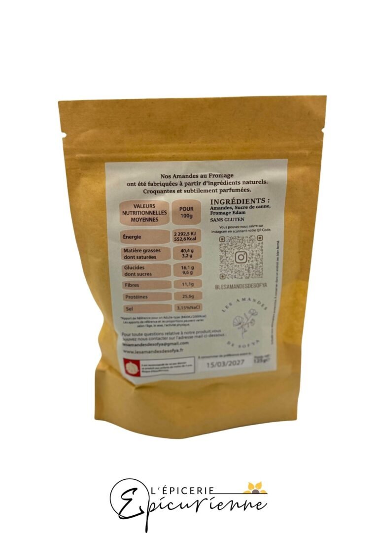 Amandes au fromage rouge – Les Amandes de Sofya