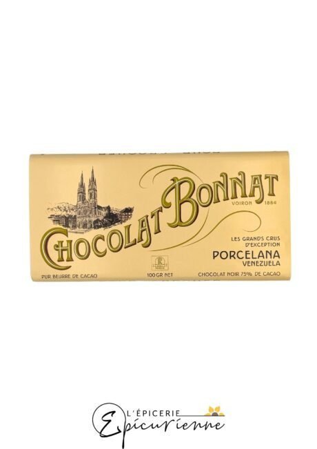 Chocolat Bonnat noir Porcelana - Tablette 100g