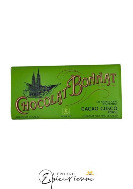 Chocolat Bonnat Cusco - Tablette 100g