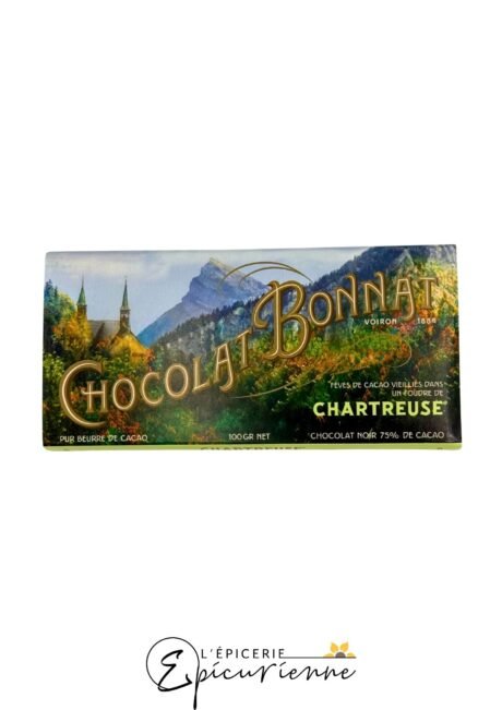Chocolat noir Bonnat Chartreuse - Tablette 100g
