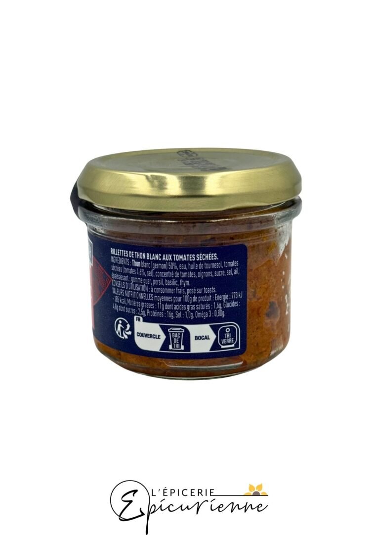 Rilletes de thon blanc Germon au basilic - Pointe de penmarc'h