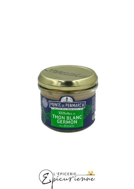 Rilletes de thon blanc Germon au basilic - Pointe de penmarc'h 100g